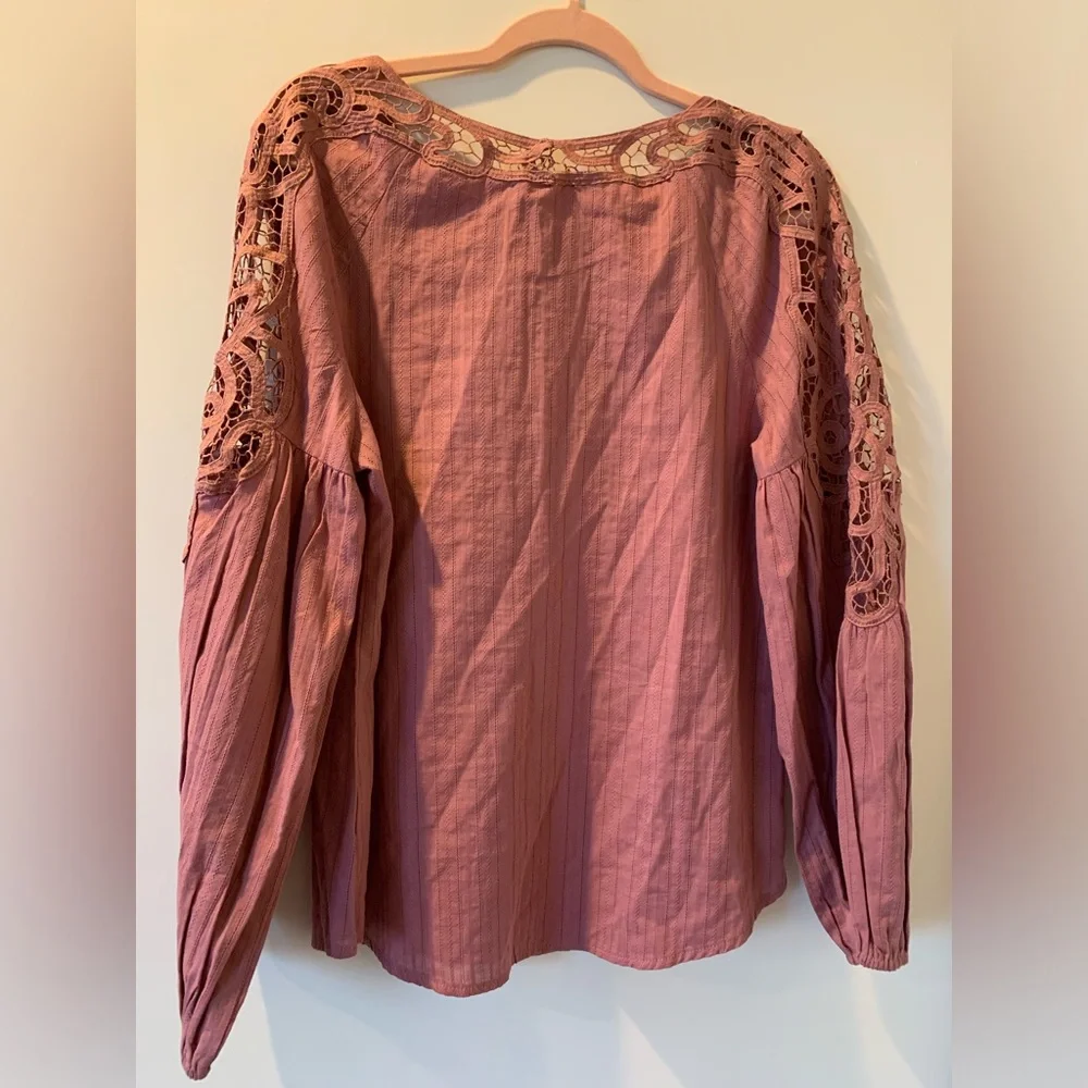 Anthropologie airy peasant